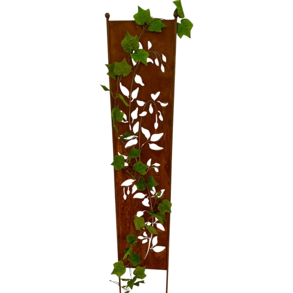 Panel ogrodowy palisada parawan dekoracyjny metal wysokość 150cm bluszcz podpora